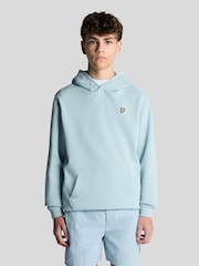 Lyle & Scott Light Blue Pullover Hoodie - Image 1 of 5
