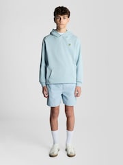 Lyle & Scott Light Blue Pullover Hoodie - Image 2 of 5