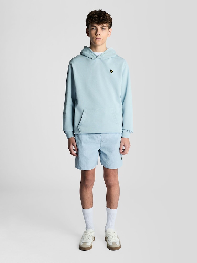 Lyle & Scott Light Blue Pullover Hoodie - Image 2 of 5