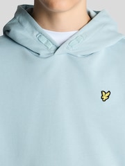 Lyle & Scott Light Blue Pullover Hoodie - Image 3 of 5