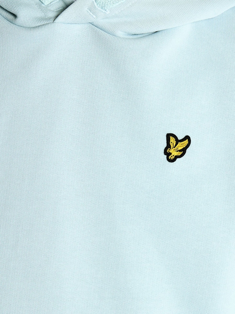 Lyle & Scott Light Blue Pullover Hoodie - Image 5 of 5