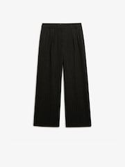 Superdry Black Mid Rise Pinstripe Trousers - Image 8 of 8