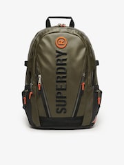 SUPERDRY Green SUPERDRY Tarp Embroidered Rucksack - Image 2 of 8