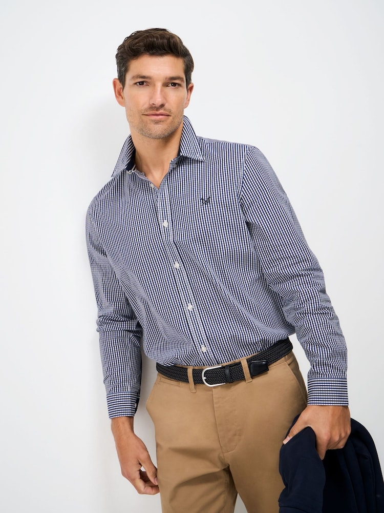 قميص مربعات ألوان متعددة تلبيس كلاسيكي من Crew Clothing - Image 1 of 5