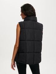 Cotton On Black Mother Puffer Quilted Gilet - Image 2 of 4