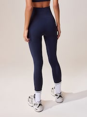 LOVALL Blue Sculpt Seamless High Waisted Leggings - Image 3 of 5