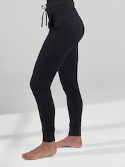 LOVALL Black Recharge High Waisted Joggers - Image 3 of 4