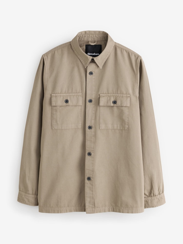 Threadbare Brown Lightweight Jacket - Image 7 of 7
