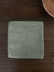 Casa Lusso Frosty Green Opus Turkish Cotton Luxury Bath Mat - Image 1 of 3