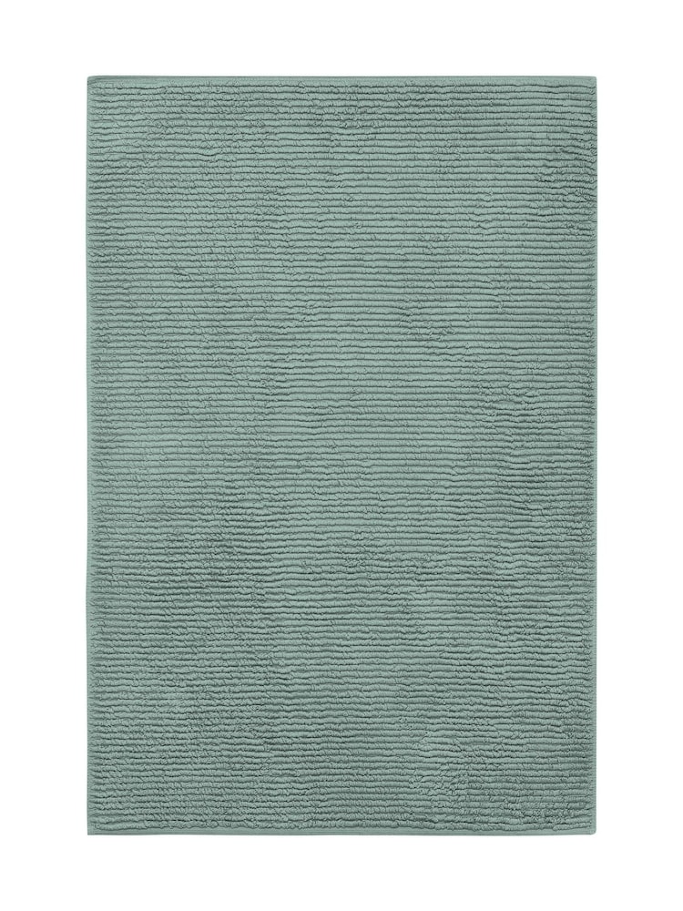 Casa Lusso Frosty Green Opus Turkish Cotton Luxury Bath Mat - Image 3 of 3