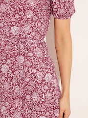 Long Tall Sally Red Floral Wrap Maxi Dress - Image 4 of 5