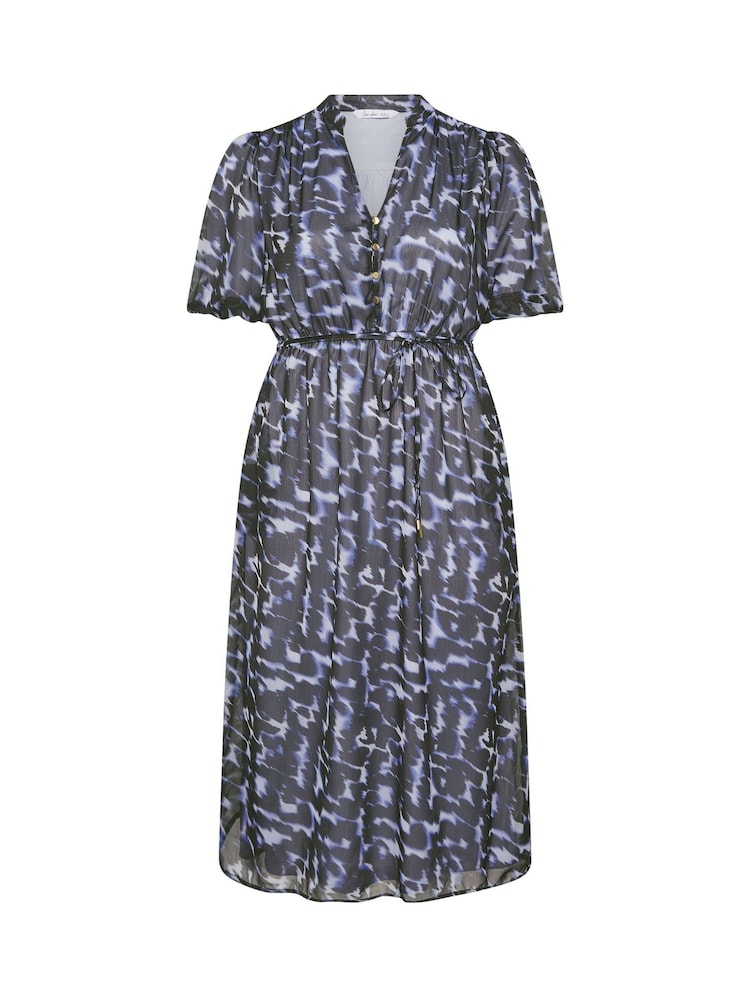 Yours Curve Blue Floral London Shirt Dress - Image 5 of 5