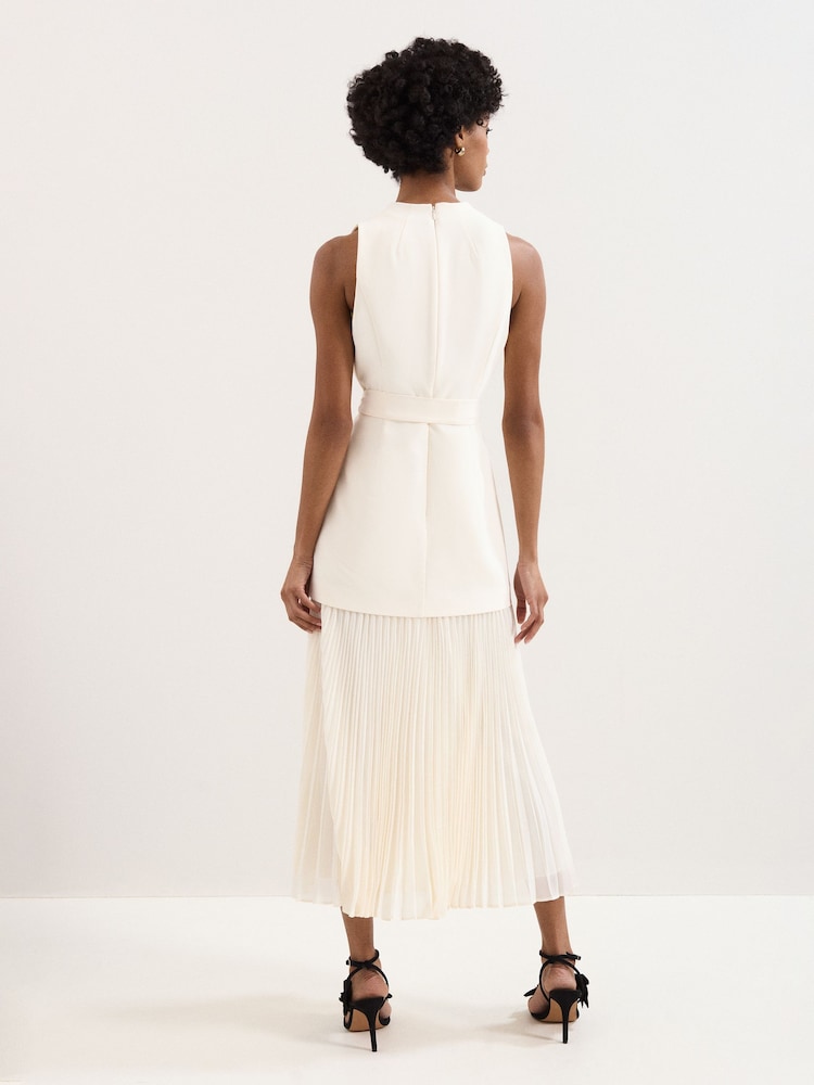 Phase Eight Cream Pia Midi Dress - Image 2 of 6