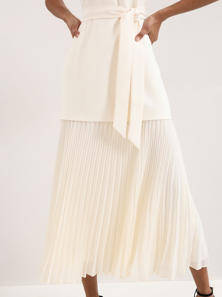 phase eight cream dress Womens Phase Eight Cream Simara Sequin Maxi Dress