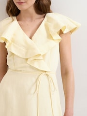 Phase Eight Yellow Matilda Yellow Dress - Image 4 of 6