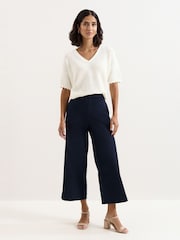 Phase Eight Cream Amira Texture Jumper - Image 3 of 6