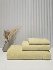 Casa Lusso Dried Moss Colourfull Chappy Bath Sheet - Image 1 of 5