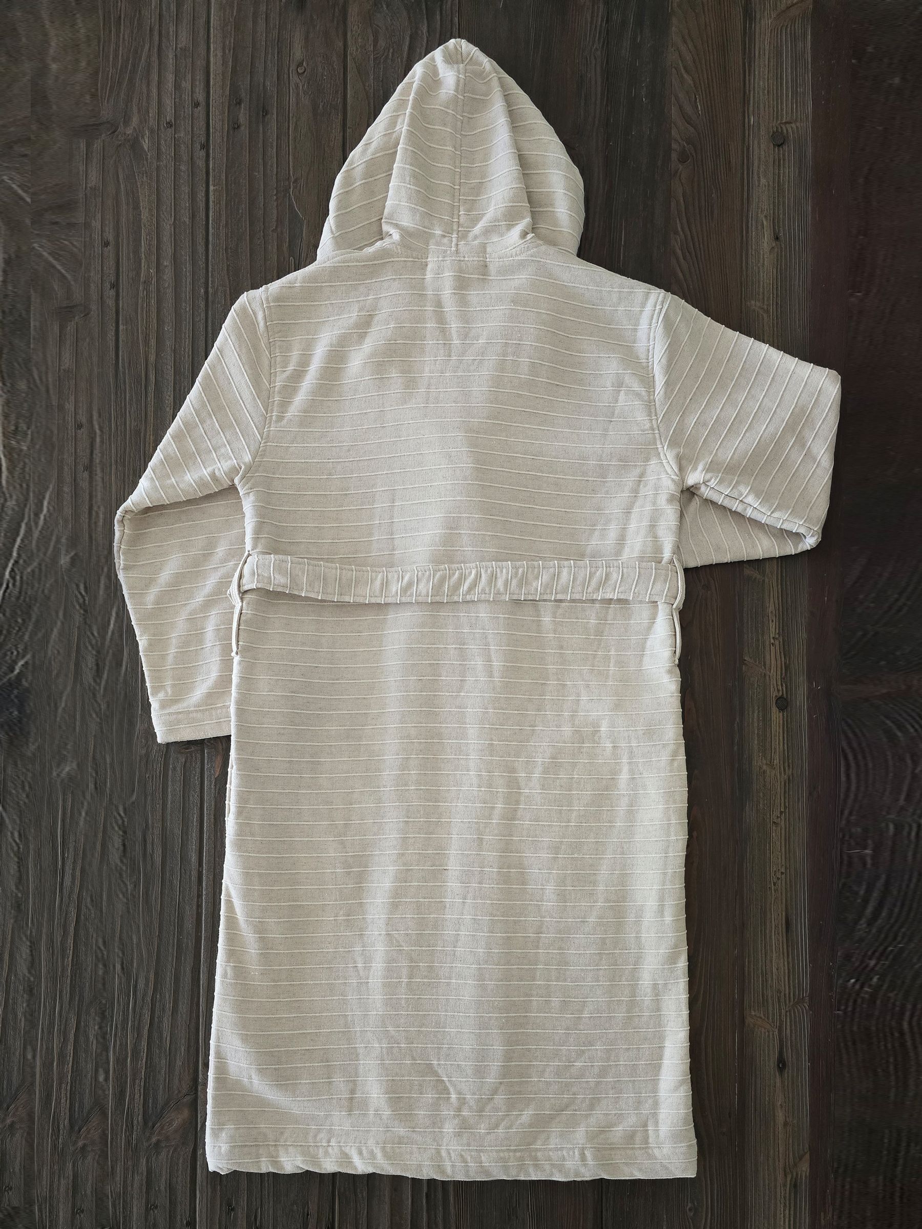 Buy Casa Lusso Sandshell Supine Linen and Turkish Cotton Hooded