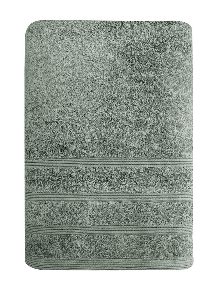 Casa Lusso Frosty Green Opus Turkish Cotton Luxury Towel - Image 2 of 3