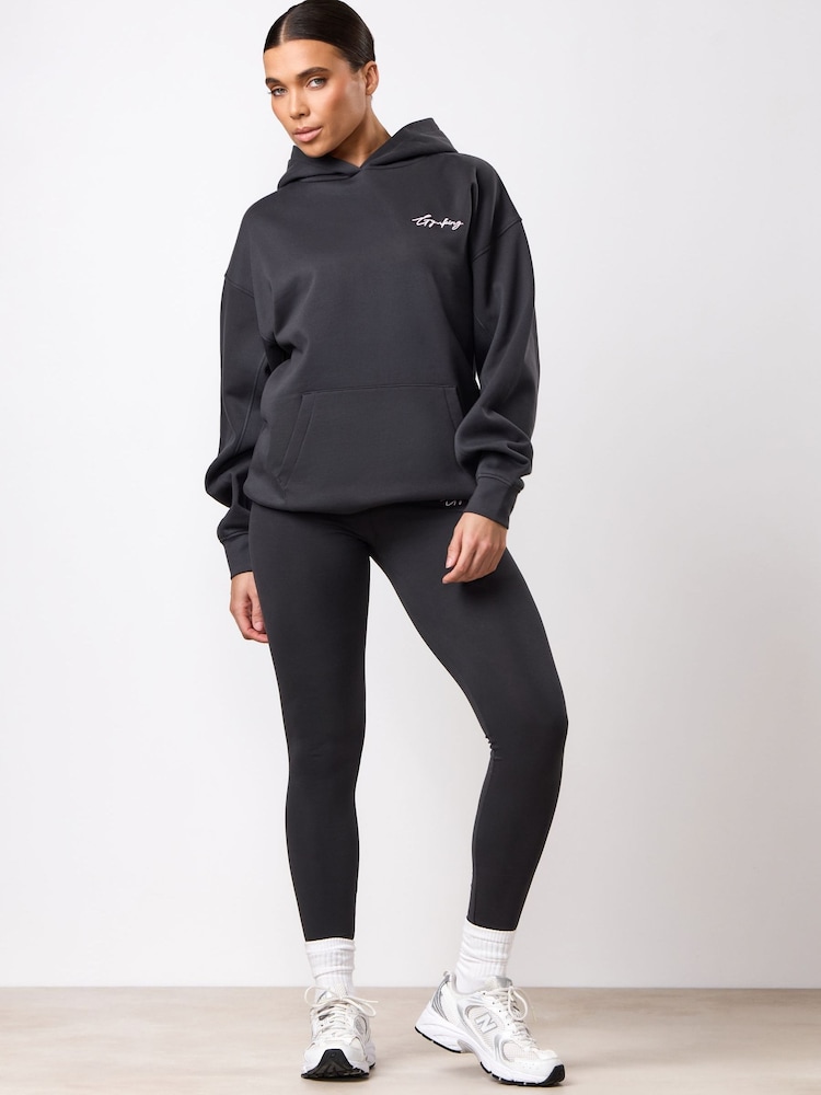 Ачык боз - Gym King GK Script Mindset Hoodie - 3ичинен 1 сүрөт