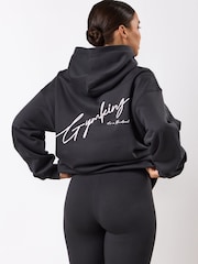 Ачык боз - Gym King GK Script Mindset Hoodie - 3ичинен 2 сүрөт