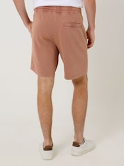 Saltwell Orange Drawstring Cotton Sweat Shorts - Image 3 of 5