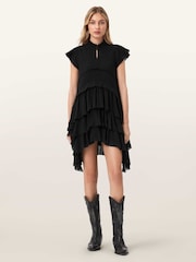 AllSaints Cavarly Kurzarm-Minikleid - Bild 2 von 6