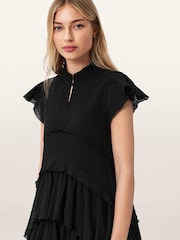 AllSaints Cavarly Kurzarm-Minikleid - Bild 3 von 6