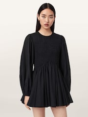 AllSaints Black Chia Dress - Image 1 of 8