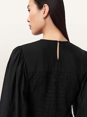 AllSaints Black Chia Dress - Image 4 of 8