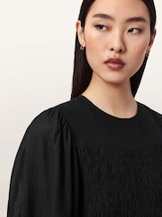 AllSaints Black Chia Dress - Image 5 of 8