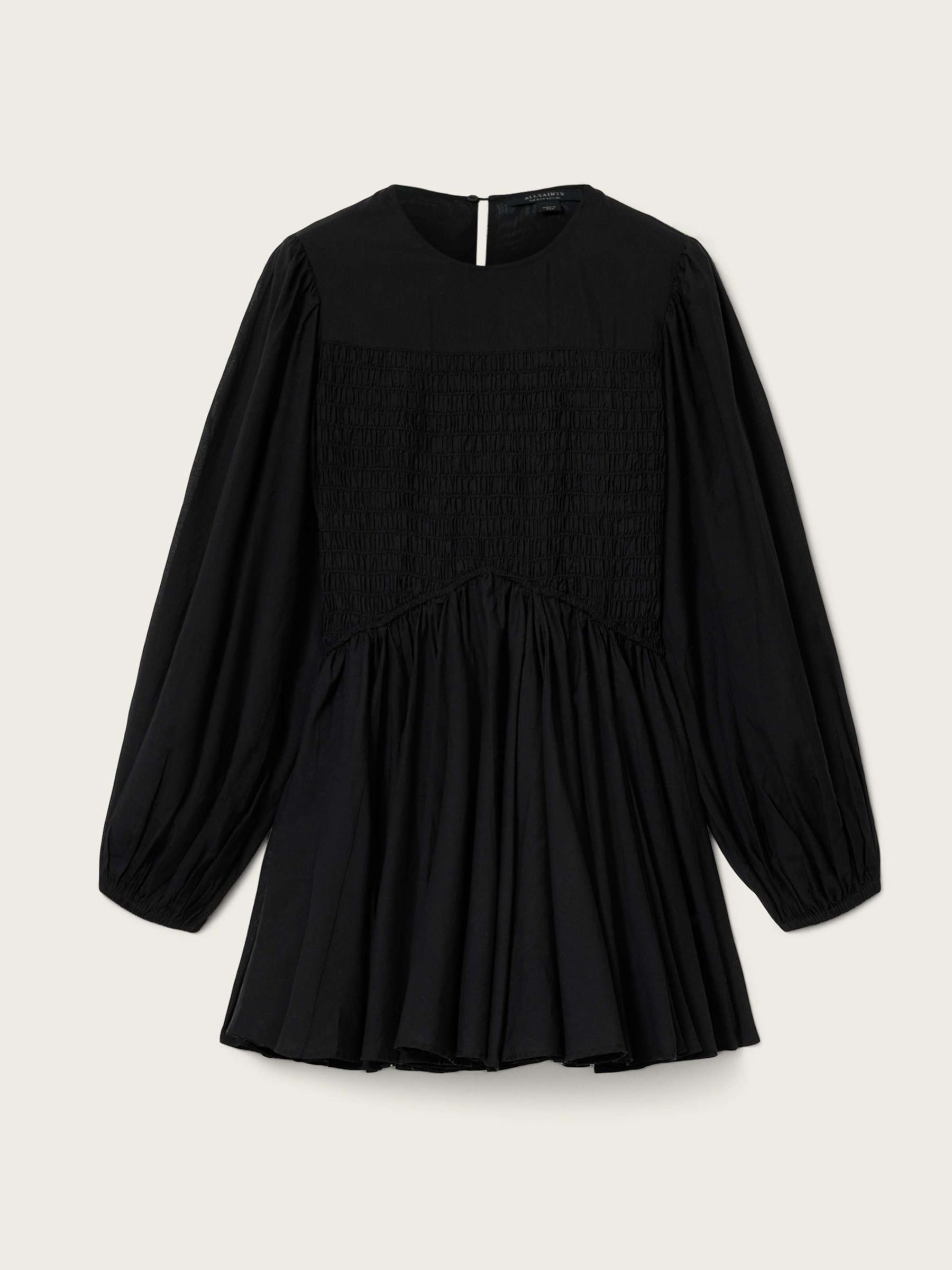 AO　レディース　BLK M Black Long Sleeve Panelled Flounce Akel Top – SABO