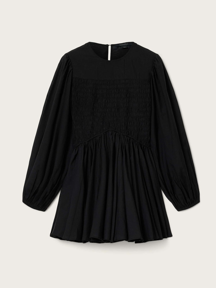 AllSaints Black Chia Dress - Image 8 of 8