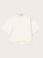 Allsaints חולצת טי בעיטור תחרה, דגם Nia - תמונה 10 מתוך 10