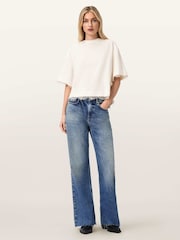 Allsaints חולצת טי בעיטור תחרה, דגם Nia - תמונה 2 מתוך 10