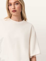 Allsaints חולצת טי בעיטור תחרה, דגם Nia - תמונה 3 מתוך 10