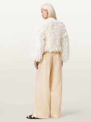 AllSaints White Sherell Trousers - Image 6 of 7