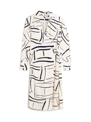 Tommy Hilfiger White Relaxed Wrap Midi Dress - Image 5 of 5