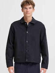 Casual Friday Blue Buchan Twill Shacket - Image 1 of 8