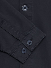 Casual Friday Blue Buchan Twill Shacket - Image 6 of 8