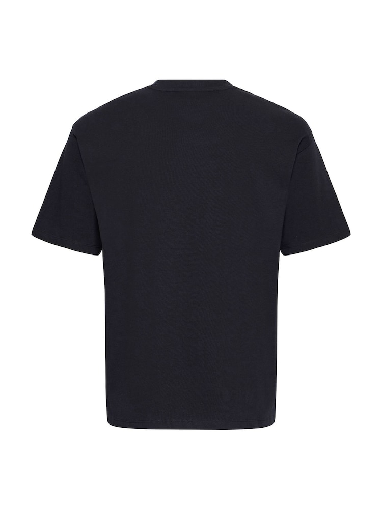 Casual Friday Blue Arlan Relaxed Logo T-Shirt - Image 8 of 8 Casual Friday Blue Arlan Relaxed Logo T-Shirt - Image 8 of 8