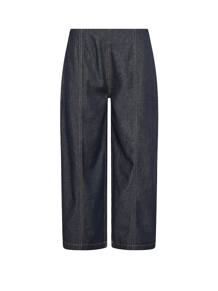 PixieGirl Dark Blue Seam Front Balloon Jeans - Image 5 of 5 PixieGirl Dark Blue Seam Front Balloon Jeans - Image 5 of 5