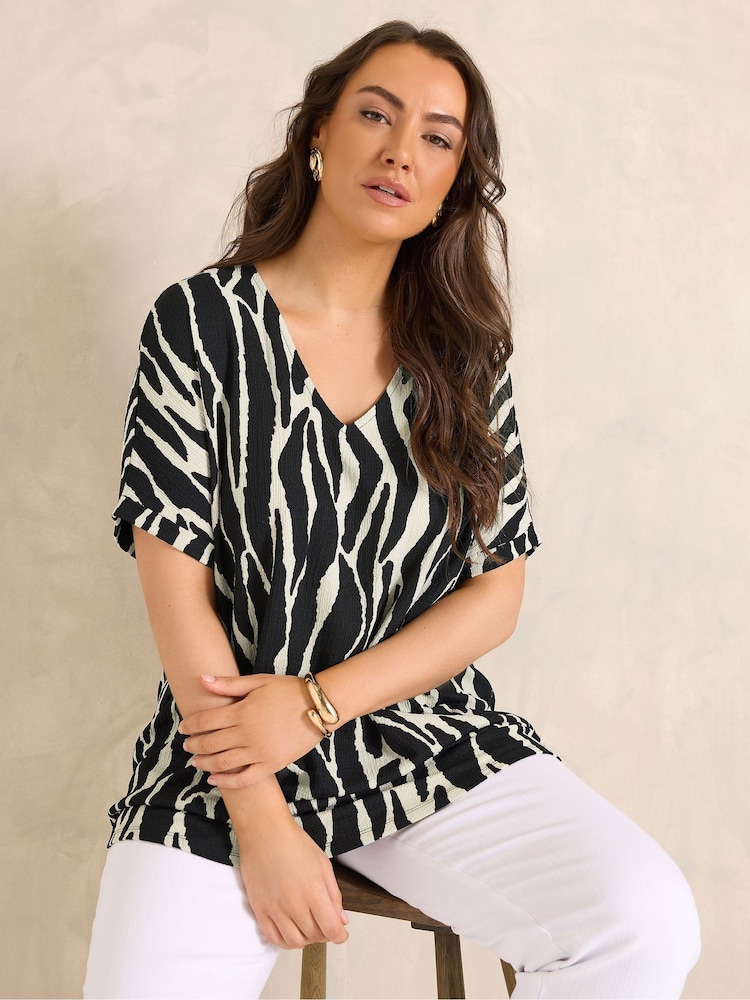 Evans Black V-Neck Shell Top - Image 1 of 6