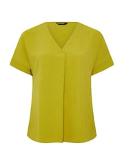 Evans Green Short Sleeve Airflow Blouse - Image 5 of 5