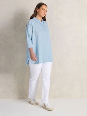 Evans Blue Premium Linen Shirt - Image 2 of 6