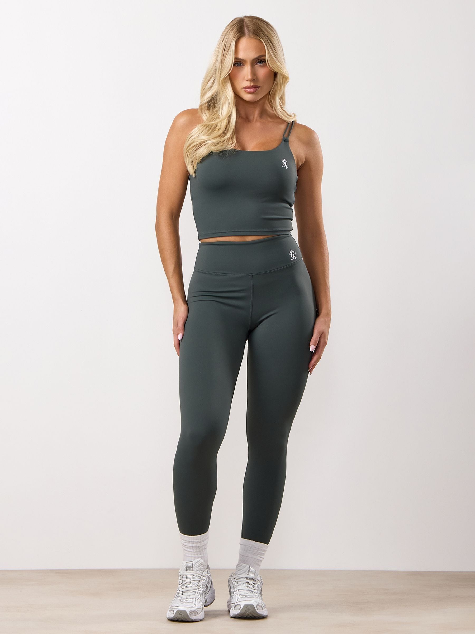 Gym King Women's Green 365 Yoga Leggings - Image 1