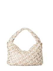 Natur - Dune London Dinkydeliberate kleine Slouch-Tasche aus gewebtem Material - Bild 2 von 4