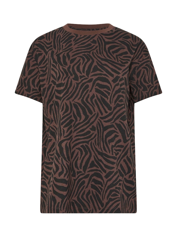 Long Tall Sally Brown Oversized T-Shirt - Image 5 of 5