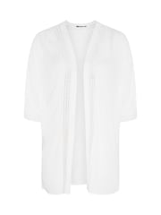 Yours Curve White Crinkle Beach Kimono - Image 2 of 2