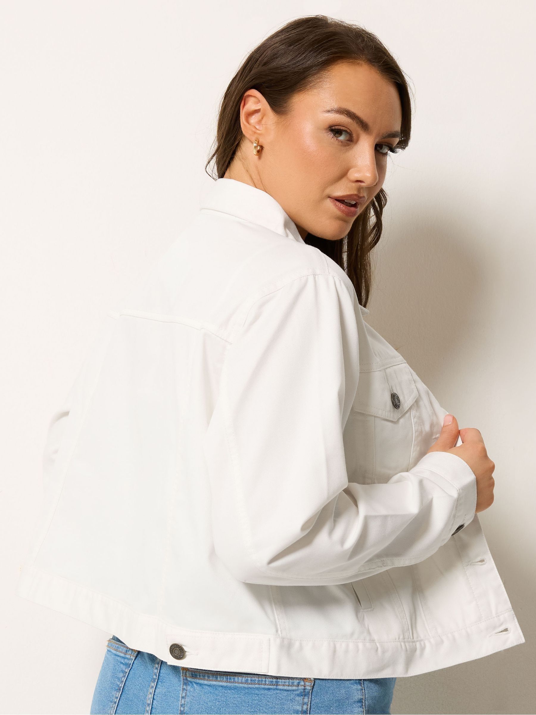 Buy Yours Curve White Denim Jacket from Next South Africa